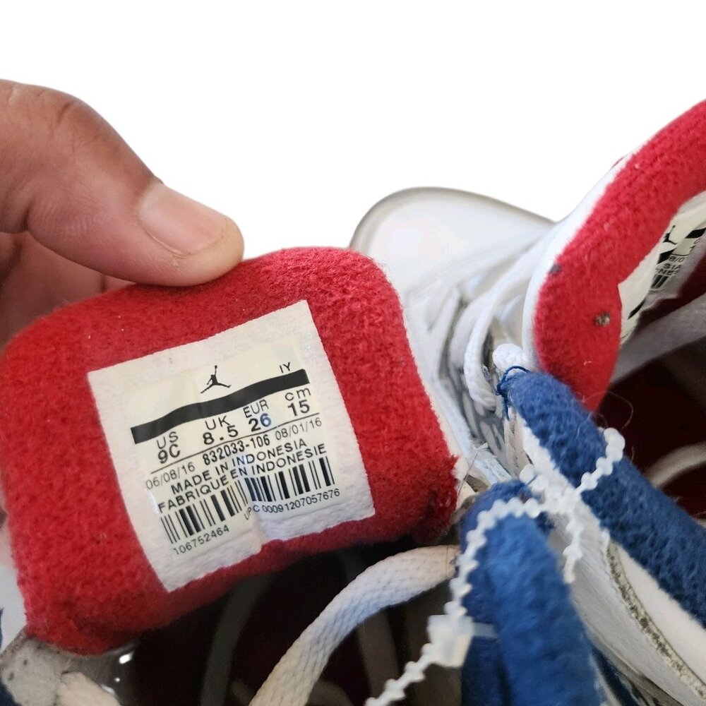 Air Jordan 3 Retro True Blue (Toddler 9C) - Picture 5 of 6